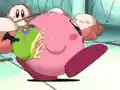 The Demon Frog, as it clings onto Kirby