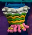 Screenshot from Kirby and the Rainbow Curse
