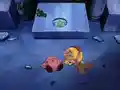 Kirby and Tiff recover inside Kabu's sanctuary.