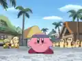 Throw Kirby standing his ground