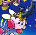 Beetle Kirby in Find Kirby!! (Outer Space)