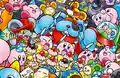 The Squeaks in a game of Speedy Teatime in Find Kirby!! Big Gathering at the Party!
