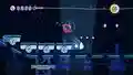 Kirby snatches beads from the rail