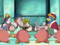King Dedede apprehends his animation team to get them focused on the project.