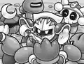 Sword Knight is happy to reunite with Meta Knight.