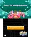 Downloadable demo completion screen, suggesting that the player visit the Nintendo eShop to purchase the full game