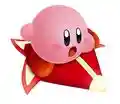 Kirby on the Free Star from Kirby Air Ride
