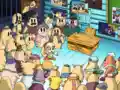 Tiff alerts everyone that the animators have slipped away.