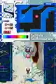 Kirby takes a high path with the aid of launchers and cannons.