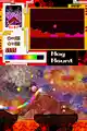 Kirby artfully avoids the first open lava pit in the stage.