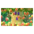 Story Mode credits picture from Kirby Star Allies, featuring Whispy Woods showering the area with apples