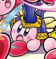 Beetle Kirby in Find Kirby!! Big Gathering at the Party!