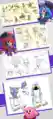 Early designs, including various faces in the second sheet: gas, "handsome merciful" male, female, bird, beast, skull, etc.