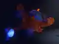 Leo in the Retirement screen in Kirby Air Riders