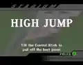 Title card for High Jump in Kirby Air Ride