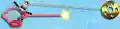 In-game screenshot of Bobbin Kirby.