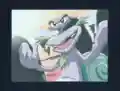 Oddly-detailed drawing of Escargoon from the cartoon in Cartoon Buffoon