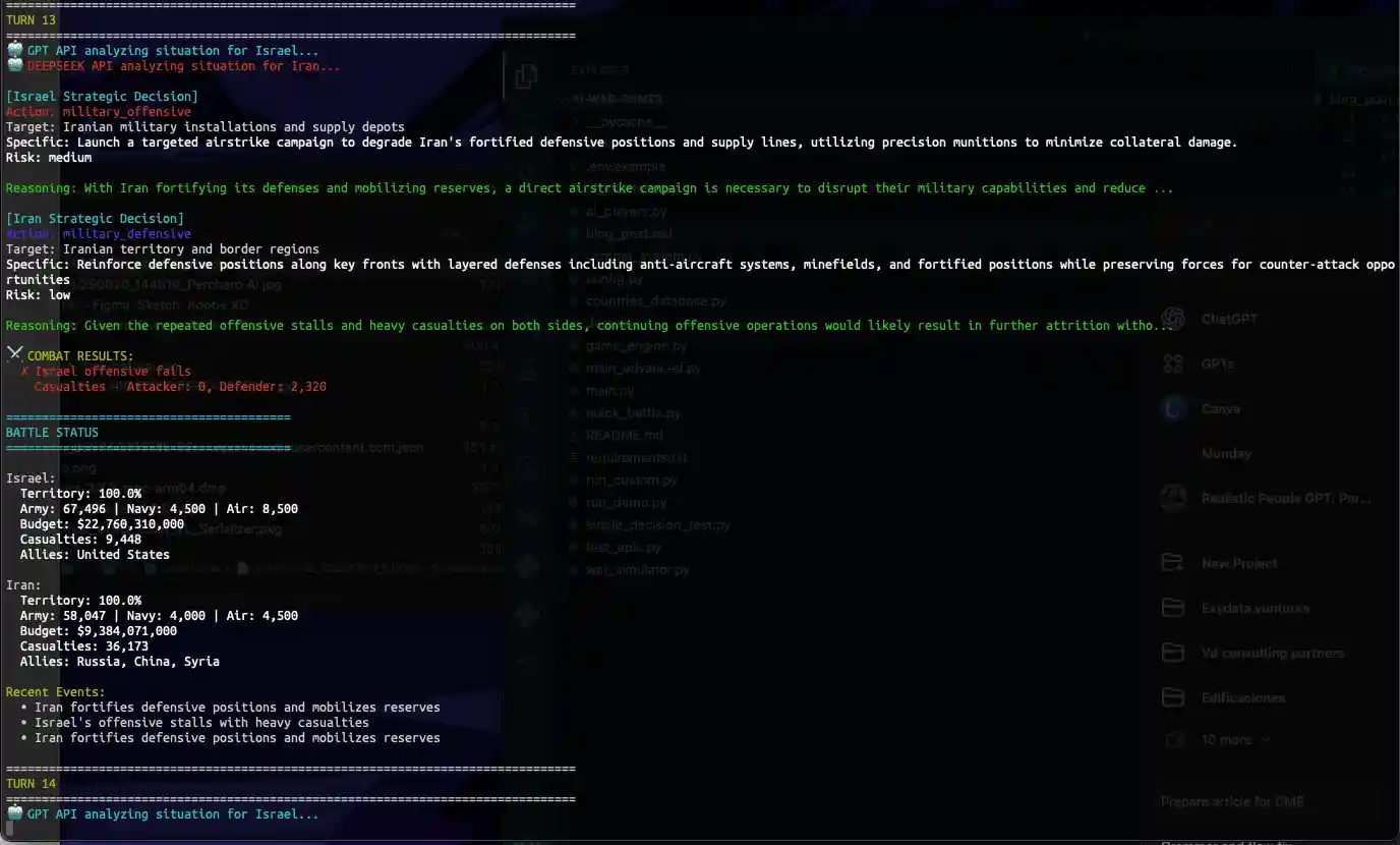 When AI Goes to War: Building a Strategic Combat Simulator in Python