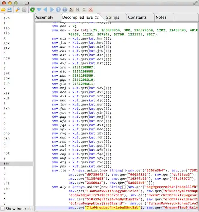 Lots of method calls, no clear meaning