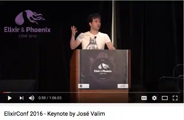 ElixirConf 2016 - Keynote by José Valim