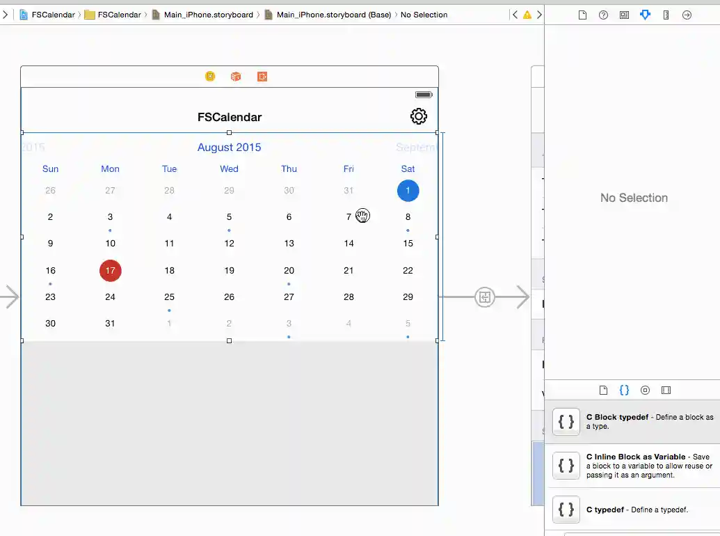 fscalendar - ibdesignable