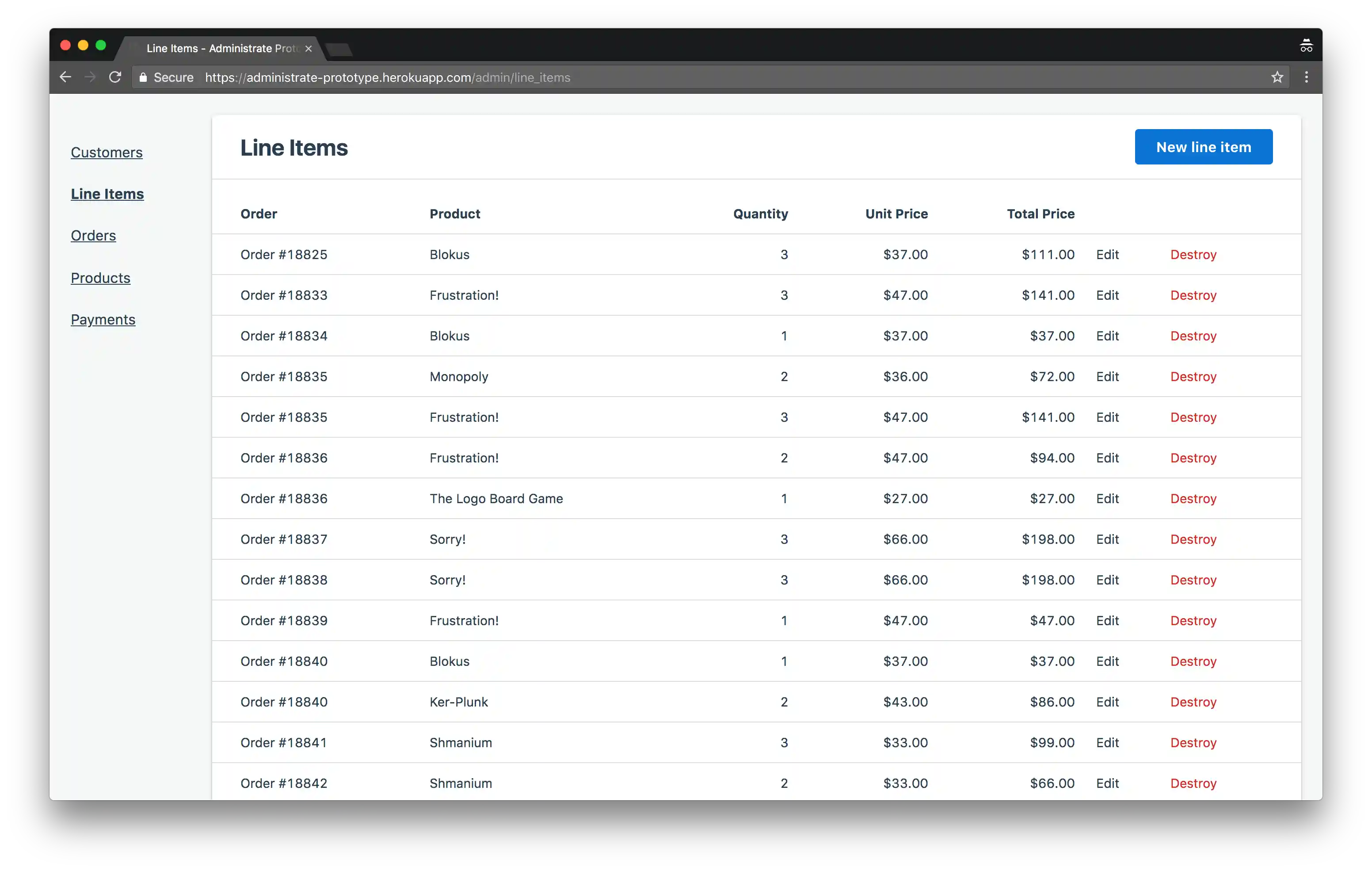 administrate