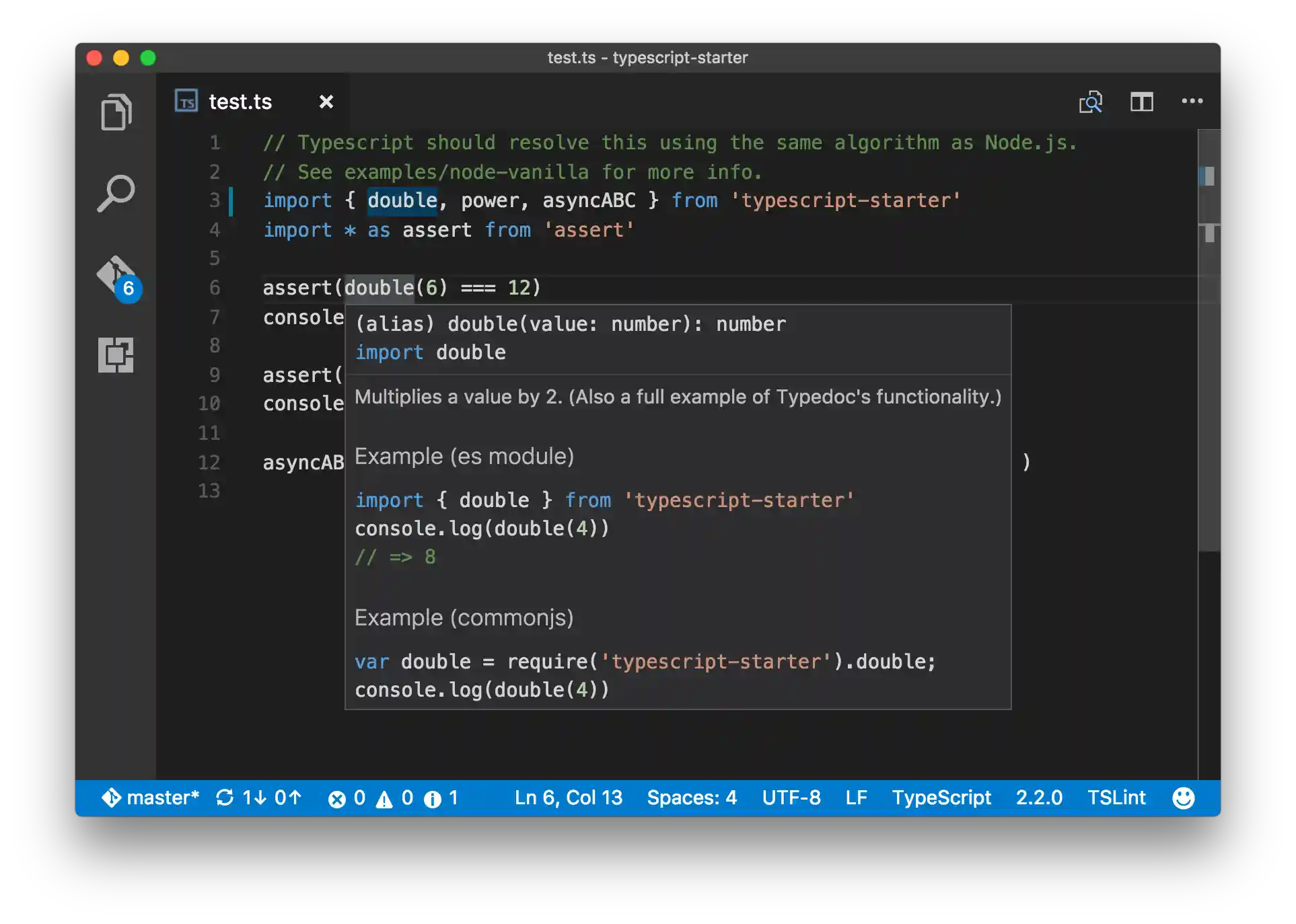 Typescript Editor Support – vscode