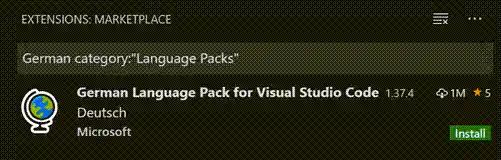 German Language Pack