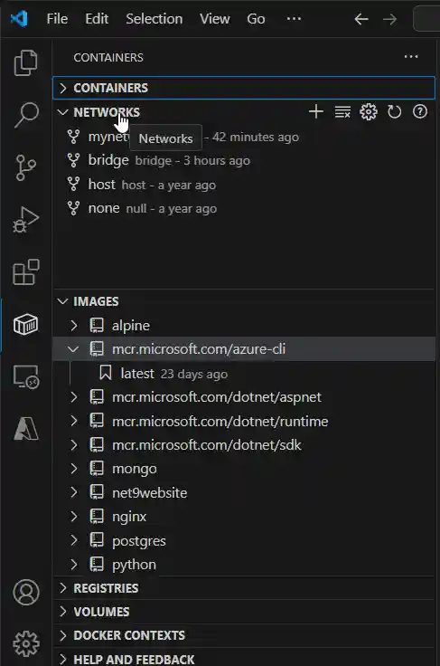 Customize Container Explorer