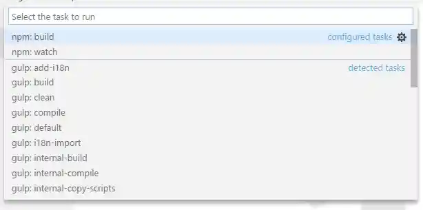 Gulp task auto-detection