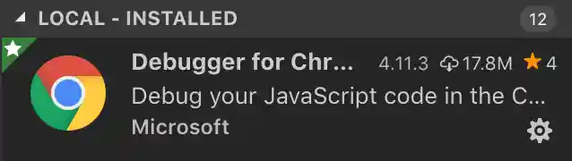 Local Extension Category