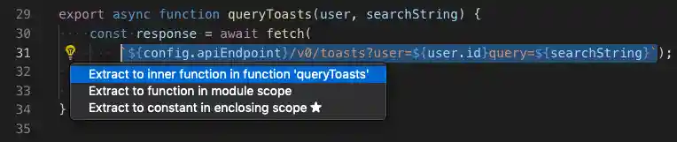 JavaScript refactoring