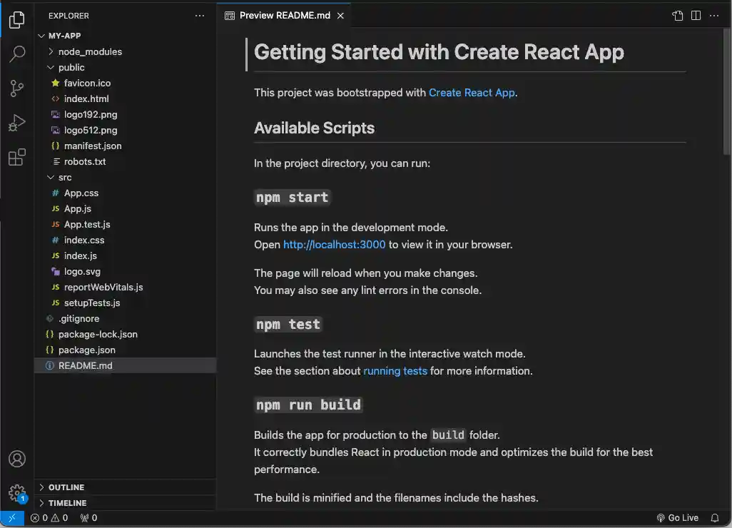 README Markdown Preview