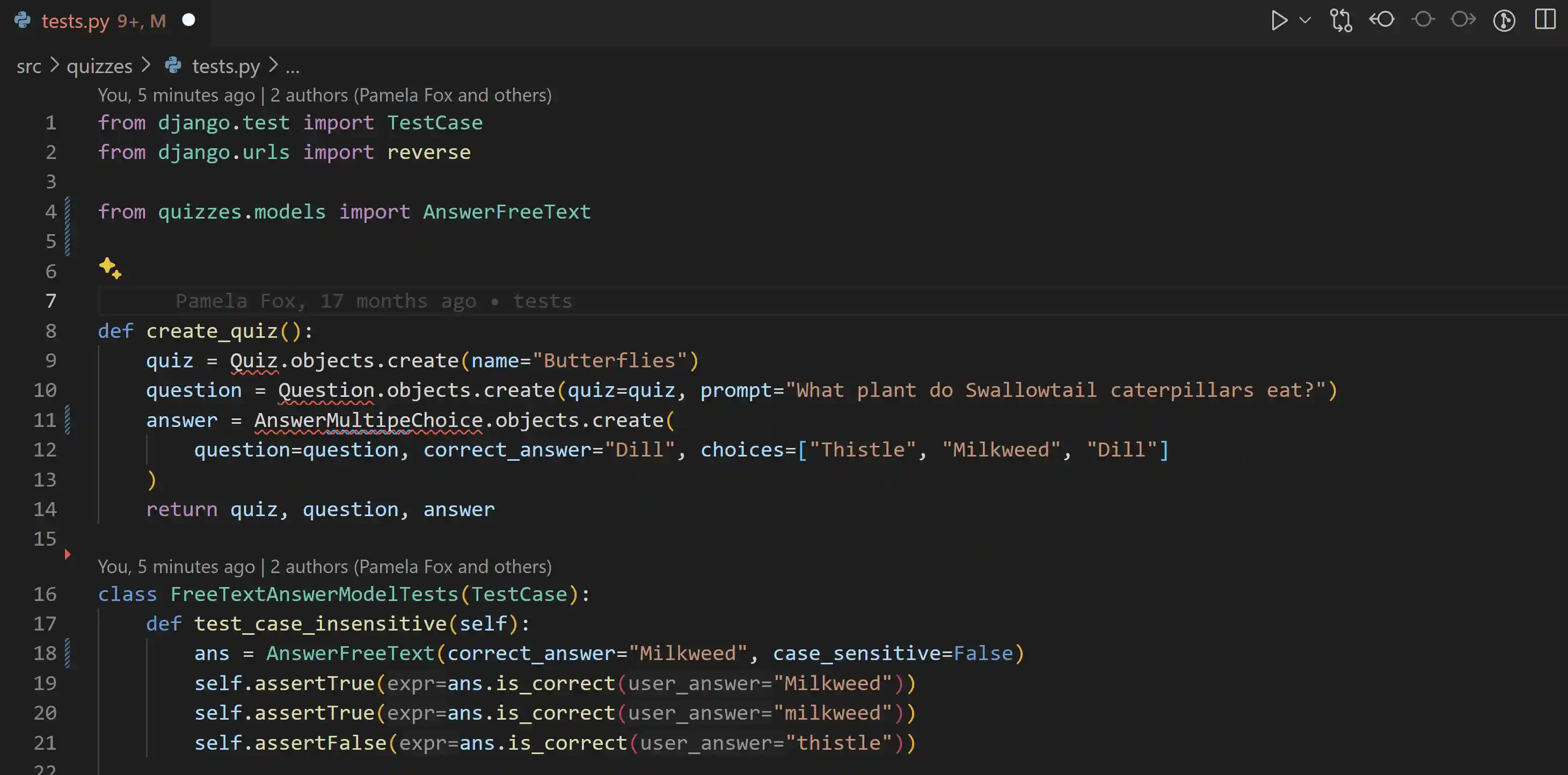 Change spelling code action on missing import due to a typo