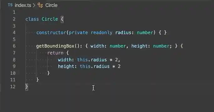 Extract an inline type to an interface