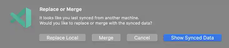 Replace or Merge pop-up