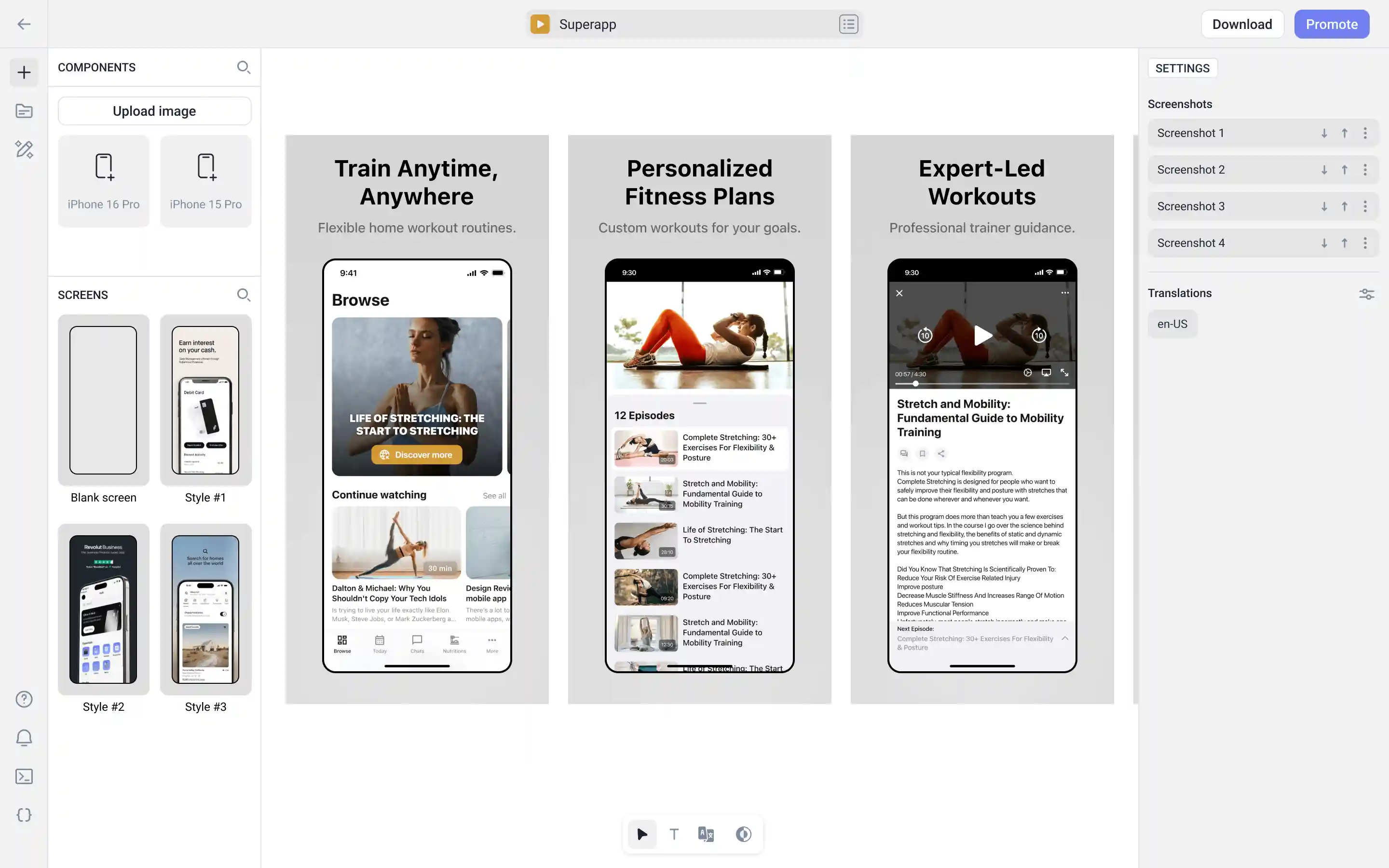 Screenshots Generator
