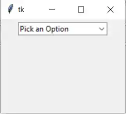 Python Tkinter ComboBox