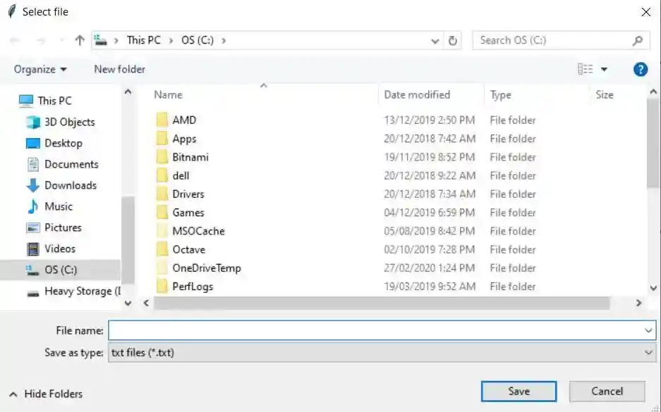 CodersLegacy Tkinter FileDialog