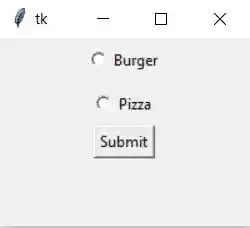 Tkinter widgets - Radio Button