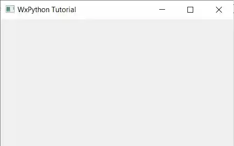 wxPython Frame and Panel