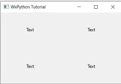 wxPython GridSizer Example