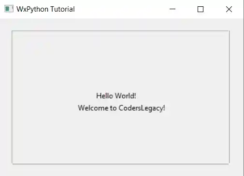 wxPython Tutorial StaticLine Alignment