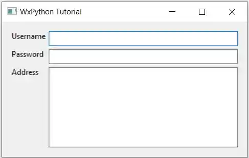 wxPython FlexGrid Sizer