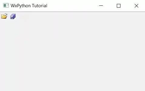 wxPython ToolBar Example