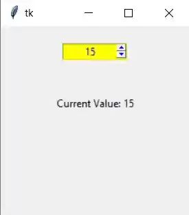 Tkinter Spinbox Options