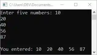 c++ class object array example