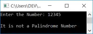 c++ check palindrome number