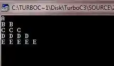 c++ program print pattern of numbers and stars
