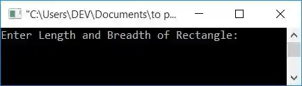 c++ perimeter of rectangle